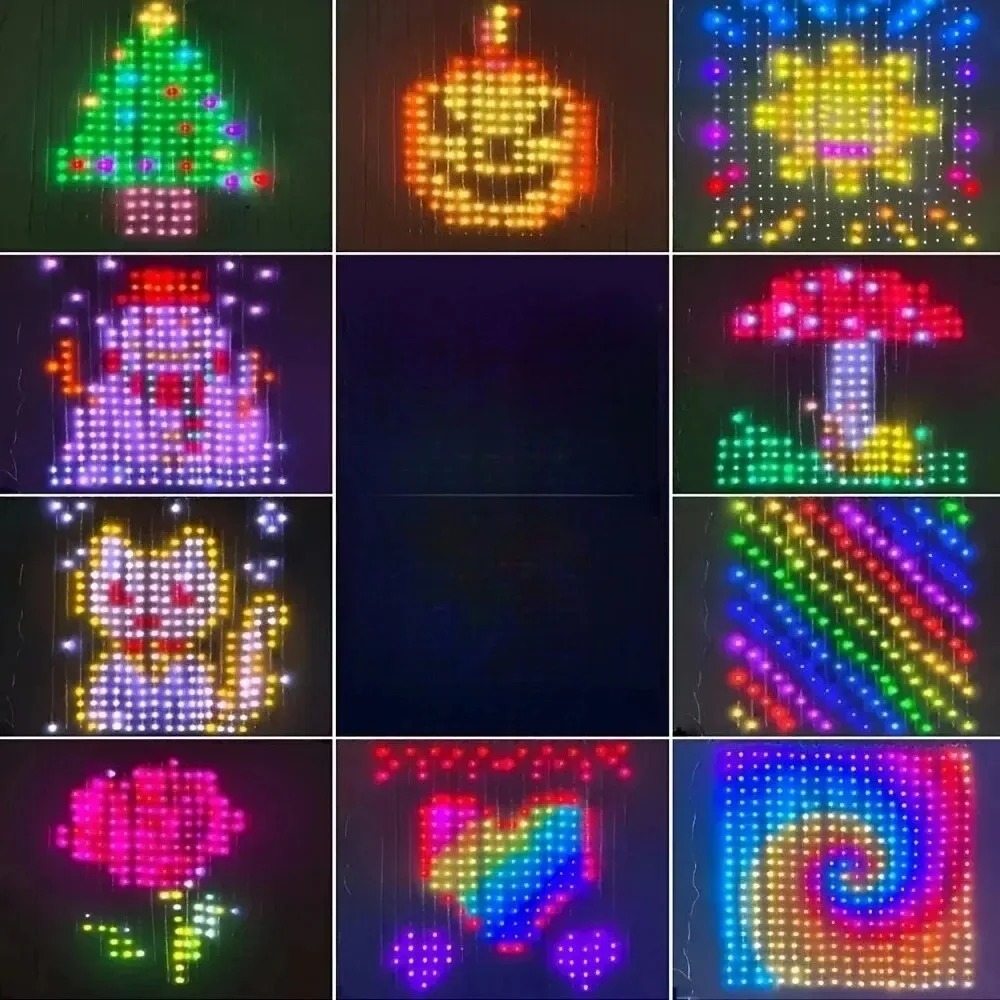 Lighting Christmas Decor - Lampu Tirai LED dengan Kontrol Aplikasi