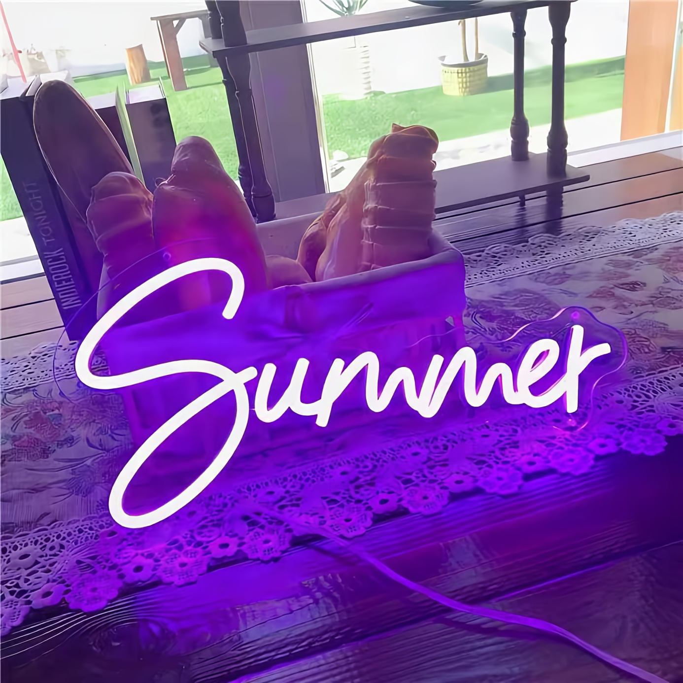 Lighting Decoration Ideas - Lampu neon kustom, lampu yang dapat