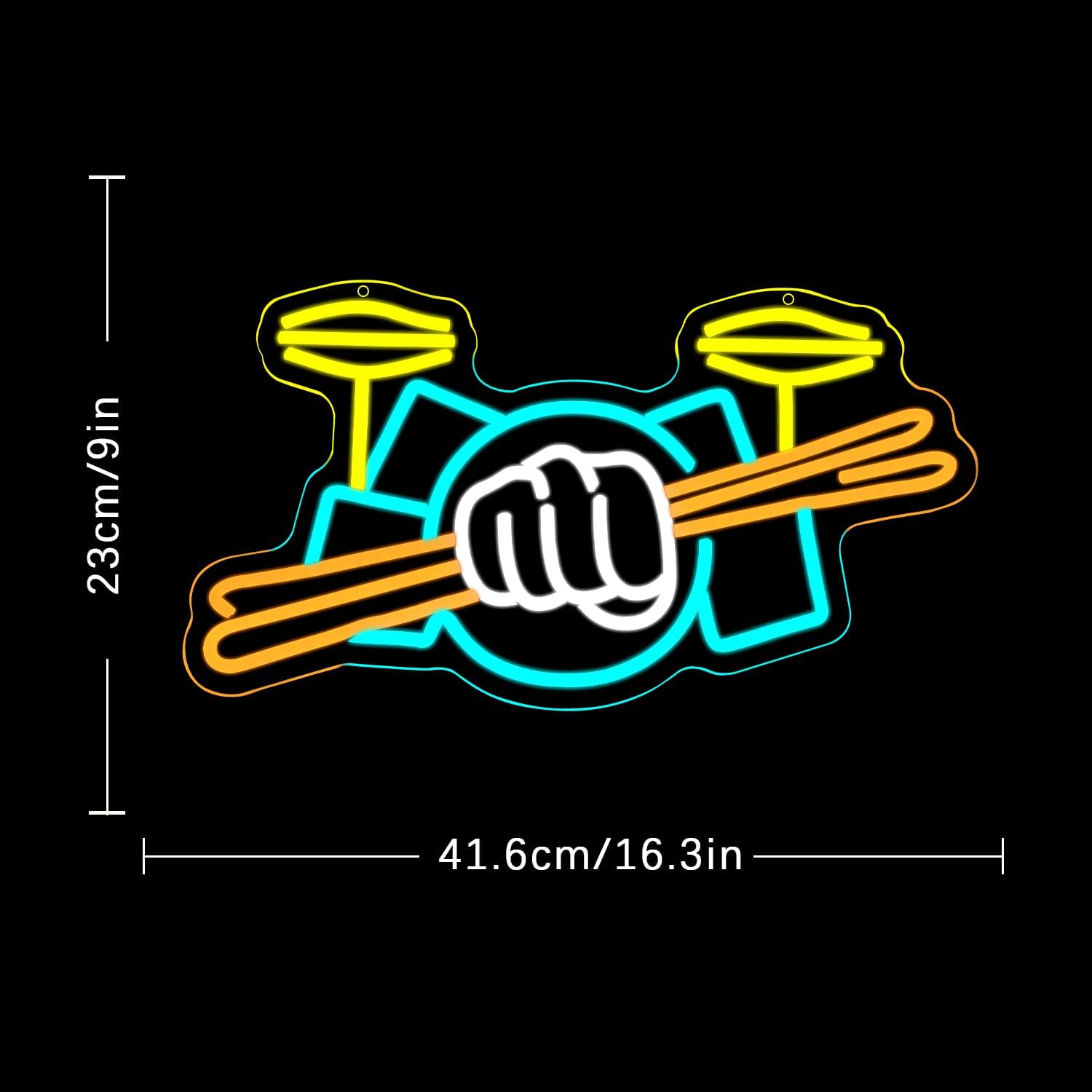 Lampu Neon LED Set Drum Berten - Lighting Decoration Ideas ulasan dan harga