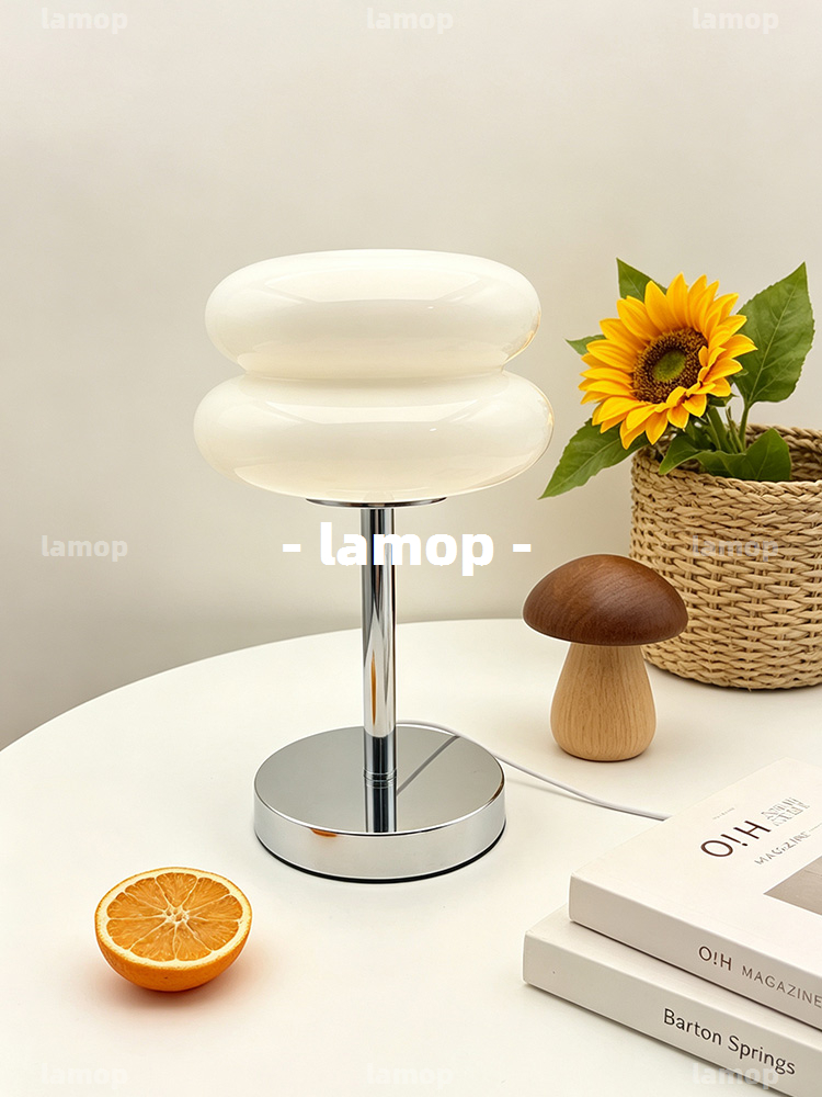 Lampu Meja Bauhaus Cream-Globe - Decor Lighting Lamps ulasan dan harga