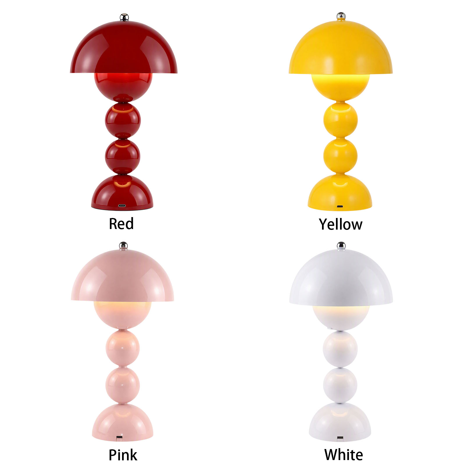 Lampu Meja Bentuk Bunga Jamur, - Decor Lighting Lamps ulasan dan harga