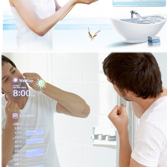 Cermin Pintar LED dengan Lampu - Decor Lighting Cy ulasan dan harga
