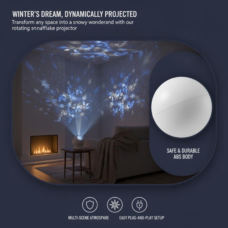 Lampu Proyektor Kepingan Salju - Lighting Christmas Decor ulasan dan harga