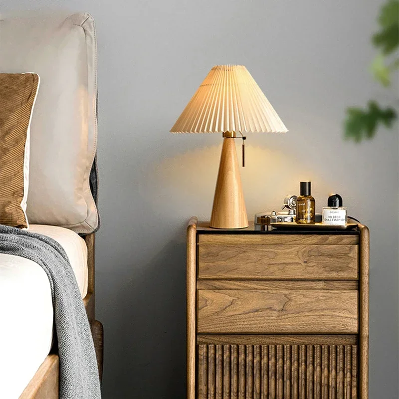 Lampu Meja Lipit Retro Lampu K - Lighting Decor Bedroom ulasan dan harga