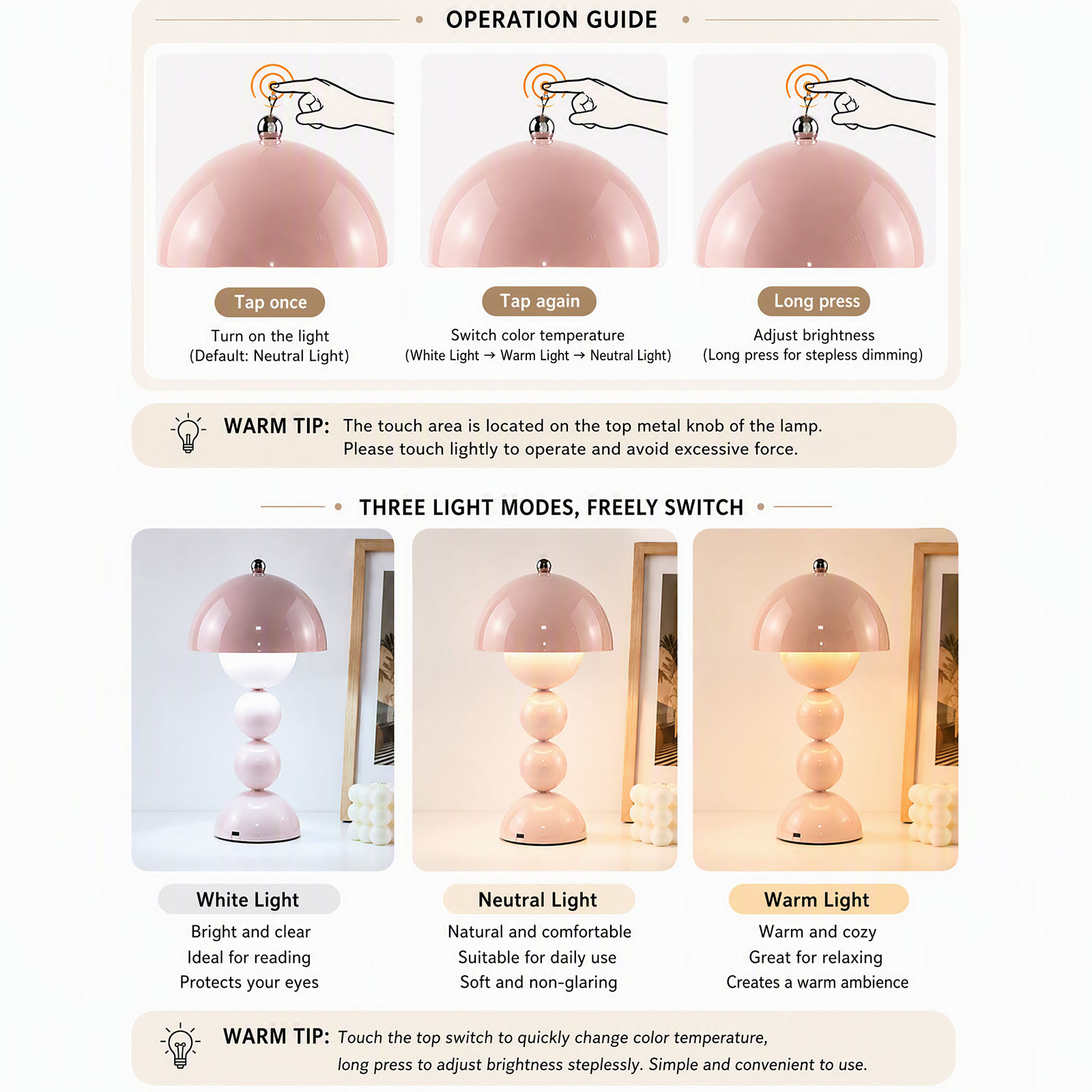 Lampu Meja Jamur Vintage, Lamp - Decor Lighting Lamps ulasan dan harga